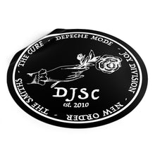 Load image into Gallery viewer, DJSC Round Vinyl Stickers