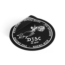 Load image into Gallery viewer, DJSC Round Vinyl Stickers