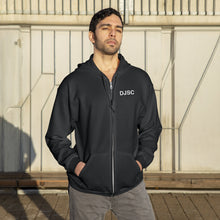 Load image into Gallery viewer, DJSC Unisex Zip Up Hoodie
